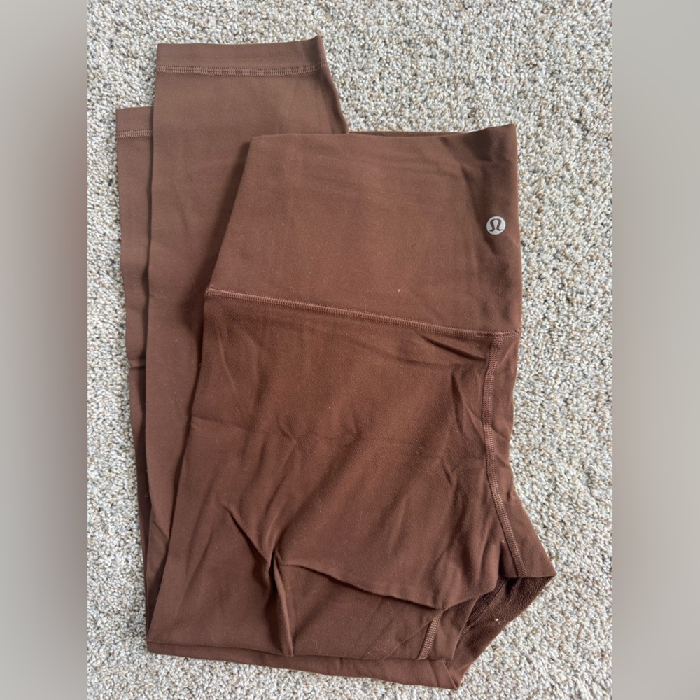 lululemon athletica women’s Brown align leggings